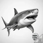 Tattoo sketch megamouth shark – tattoo sketch (№1757368587_0, 08.09.2025 21:56) — tattoovalue.net