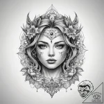 Tattoo sketch ash – tattoo sketch (№1757369568_0, 08.09.2025 22:12) — tattoovalue.net