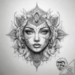 Tattoo sketch soul – tattoo sketch (№1757371159_0, 08.09.2025 22:39) — tattoovalue.net
