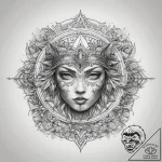 Tattoo sketch sky, artistic tattoo sketch, se… – tattoo sketch (№1757373163_0, 08.09.2025 23:12) — tattoovalue.net