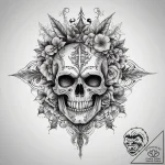 Tattoo sketch gray, ink illustration for tatt… – tattoo sketch (№1757374551_0, 08.09.2025 23:35) — tattoovalue.net