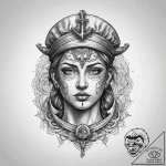 Tattoo sketch divine icon, artistic tattoo sk… – tattoo sketch (№1757376138_0, 09.09.2025 00:02) — tattoovalue.net