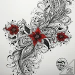 Tattoo sketch brown, tattoo sketch design, bl… – tattoo sketch (№1757377533_0, 09.09.2025 00:25) — tattoovalue.net