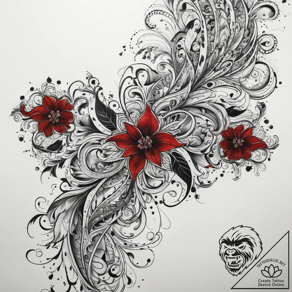 Tattoo sketch brown, tattoo sketch design, bl... - tattoo sketch (№1757377533_0, 09.09.2025 00:25) — tattoovalue.net