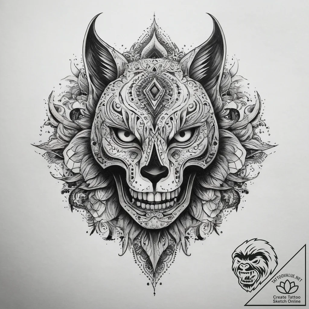 Tattoo sketch sharp, tattoo sketch design, bl... - tattoo sketch (№1757378531_0, 09.09.2025 00:42) — tattoovalue.net