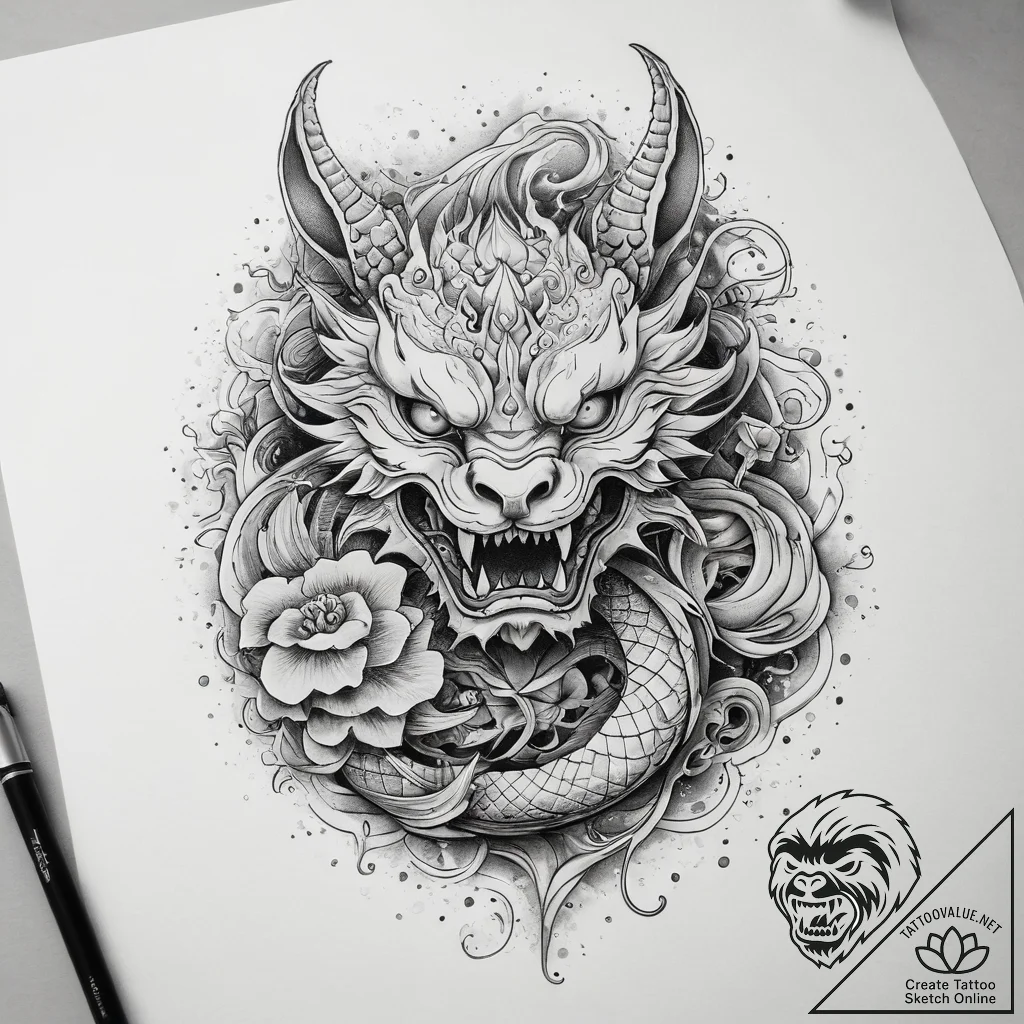 Tattoo sketch lich's phylactery, tattoo flash... - tattoo sketch (№1757380529_0, 09.09.2025 01:15) — tattoovalue.net
