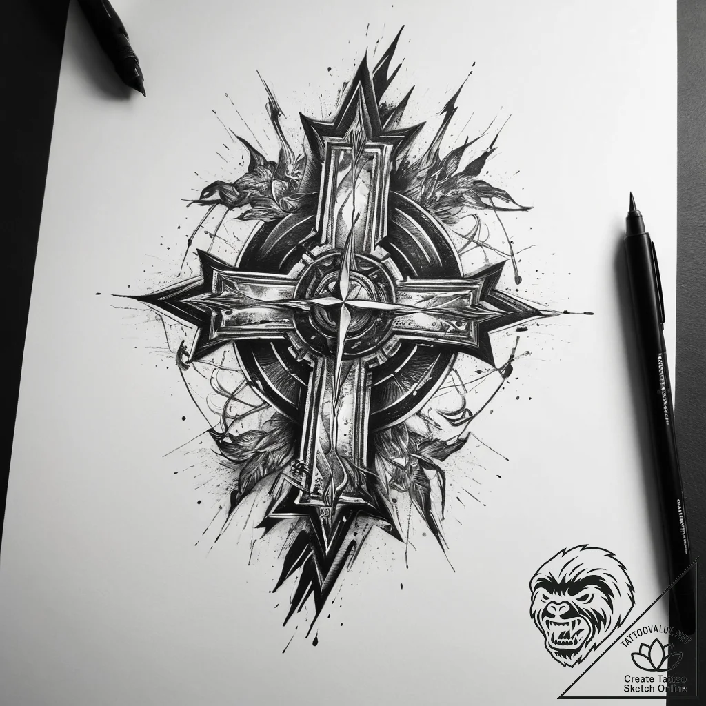Tattoo sketch молния, concept art for tattoo,... - tattoo sketch (№1757381917_0, 09.09.2025 01:38) — tattoovalue.net