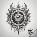 Tattoo sketch cosmic dimension, tattoo sketch… – tattoo sketch (№1757383306_0, 09.09.2025 02:01) — tattoovalue.net