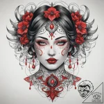Tattoo sketch spirit, tattoo drawing outline,… – tattoo sketch (№1757384108_0, 09.09.2025 02:15) — tattoovalue.net