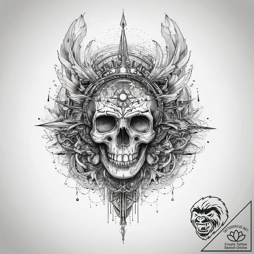 Tattoo sketch cosmic history, tattoo line art... - tattoo sketch (№1757384507_0, 09.09.2025 02:21) — tattoovalue.net