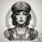 Tattoo sketch soldier with a rope, tattoo dra… – tattoo sketch (№1757385485_0, 09.09.2025 02:38) — tattoovalue.net