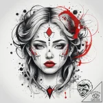 Tattoo sketch cosmic spirit, tattoo line art,… – tattoo sketch (№1757387066_0, 09.09.2025 03:04) — tattoovalue.net