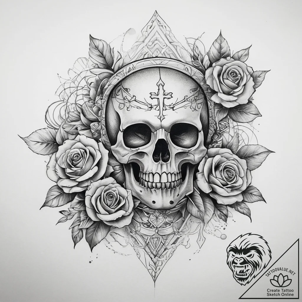 Tattoo sketch amen lettering, tattoo drawing... - tattoo sketch (№1757388251_0, 09.09.2025 03:24) — tattoovalue.net