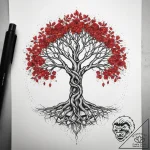 Tattoo sketch tree of life, tattoo line art,… – tattoo sketch (№1757389246_0, 09.09.2025 03:40) — tattoovalue.net