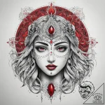 Tattoo sketch guardian spirit, ink illustrati… – tattoo sketch (№1757390231_0, 09.09.2025 03:57) — tattoovalue.net