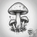 Tattoo sketch puns a mushroom with “fungi to… – tattoo sketch (№1757392221_0, 09.09.2025 04:30) — tattoovalue.net