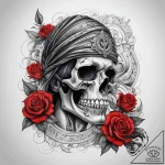 Tattoo sketch soldier with a scroll, concept… – tattoo sketch (№1757392418_0, 09.09.2025 04:33) — tattoovalue.net