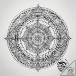 Tattoo sketch circle – tattoo sketch (№1757393011_0, 09.09.2025 04:43) — tattoovalue.net