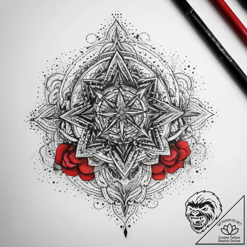 Tattoo sketch magical dust, tattoo flash shee... - tattoo sketch (№1757394581_0, 09.09.2025 05:09) — tattoovalue.net