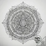 Tattoo sketch монограмма из линий, tattoo lin… – tattoo sketch (№1757395178_0, 09.09.2025 05:19) — tattoovalue.net