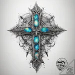 Tattoo sketch opal, ink illustration for tatt… – tattoo sketch (№1757400343_0, 09.09.2025 06:45) — tattoovalue.net