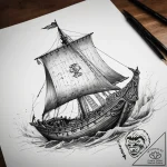 Tattoo sketch futhark runes on a viking longs… – tattoo sketch (№1757401923_0, 09.09.2025 07:12) — tattoovalue.net