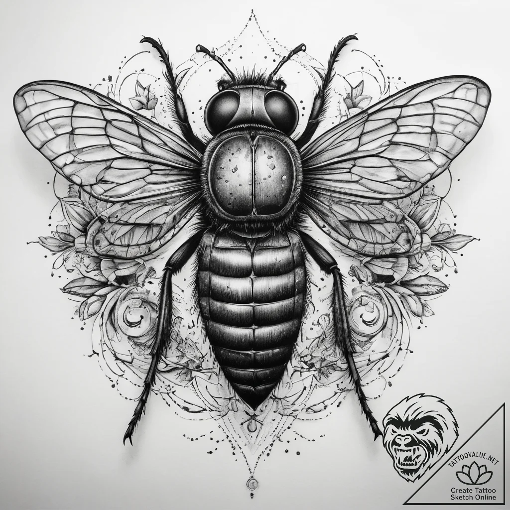 Tattoo sketch horsefly, tattoo flash sheet de... - tattoo sketch (№1757403507_0, 09.09.2025 07:38) — tattoovalue.net