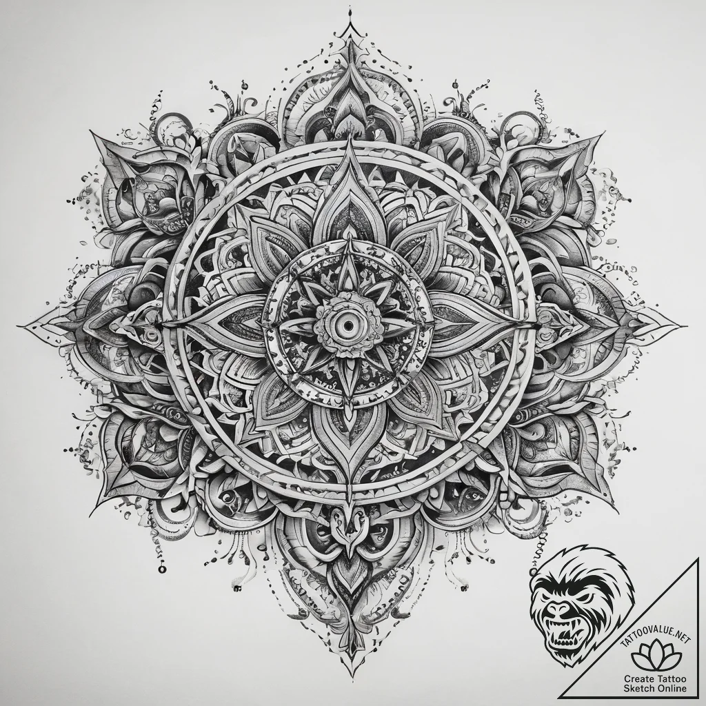 Tattoo sketch cosmic dimension, tattoo sketch... - tattoo sketch (№1757404879_0, 09.09.2025 08:01) — tattoovalue.net