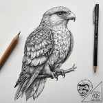 Tattoo sketch falcon, tattoo drawing outline,… – tattoo sketch (№1757405480_0, 09.09.2025 08:11) — tattoovalue.net