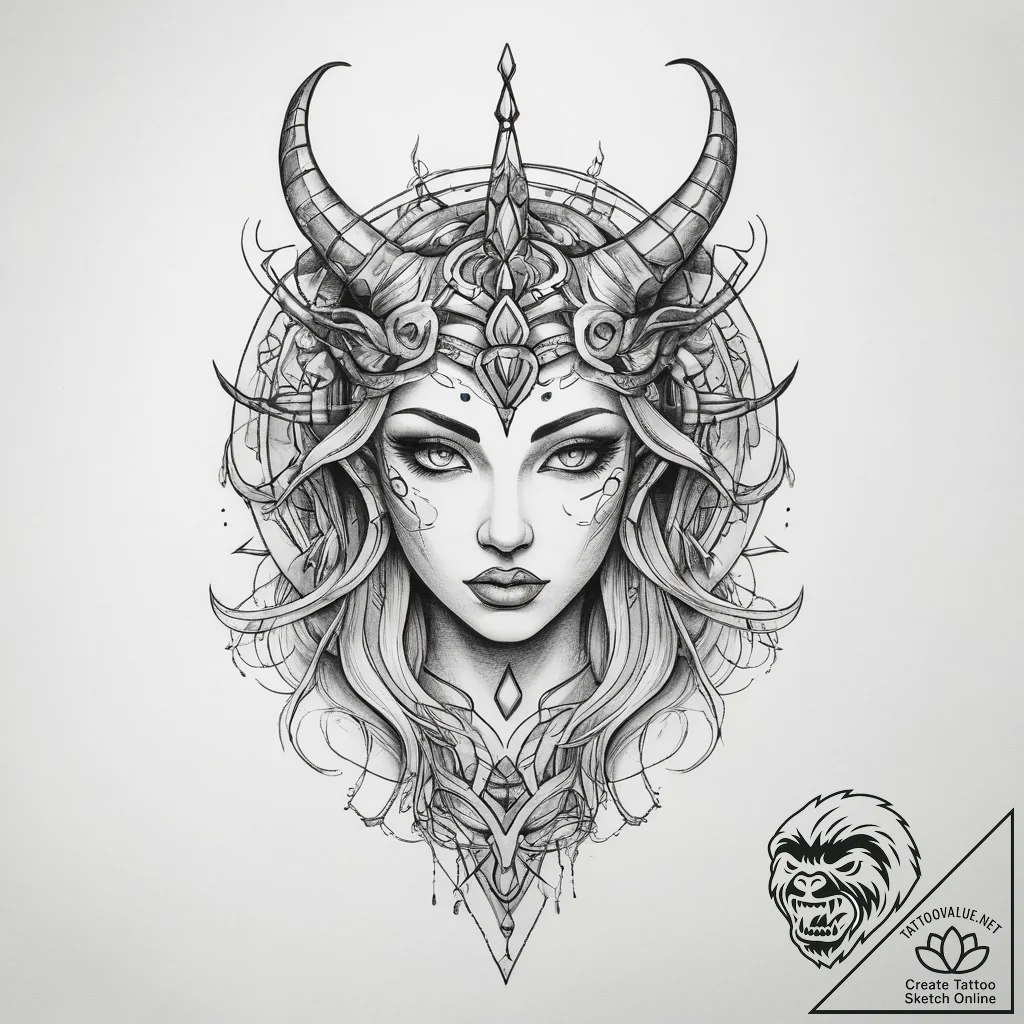 Tattoo sketch mythical tattoo, tattoo sketch... - tattoo sketch (№1757406076_0, 09.09.2025 08:21) — tattoovalue.net