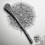 Tattoo sketch lacrosse stick with a ball, tat… – tattoo sketch (№1757408643_0, 09.09.2025 09:04) — tattoovalue.net