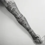 Tattoo sketch leg – tattoo sketch (№1757411623_0, 09.09.2025 09:53) — tattoovalue.net