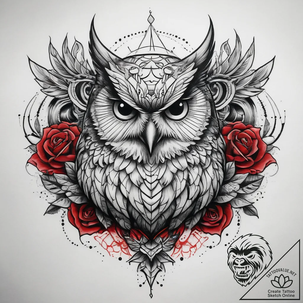 Tattoo sketch tit, tattoo flash sheet design,... - tattoo sketch (№1757413206_0, 09.09.2025 10:20) — tattoovalue.net