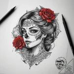 Tattoo sketch elegant comb tattoo, tattoo dra… – tattoo sketch (№1757414769_0, 09.09.2025 10:46) — tattoovalue.net