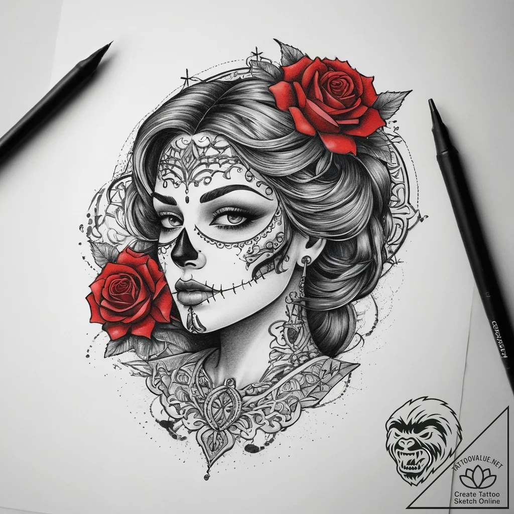 Tattoo sketch elegant comb tattoo, tattoo dra... - tattoo sketch (№1757414769_0, 09.09.2025 10:46) — tattoovalue.net