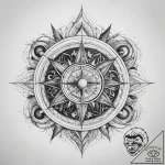 Tattoo sketch cosmic dimension – tattoo sketch (№1757417699_0, 09.09.2025 11:34) — tattoovalue.net