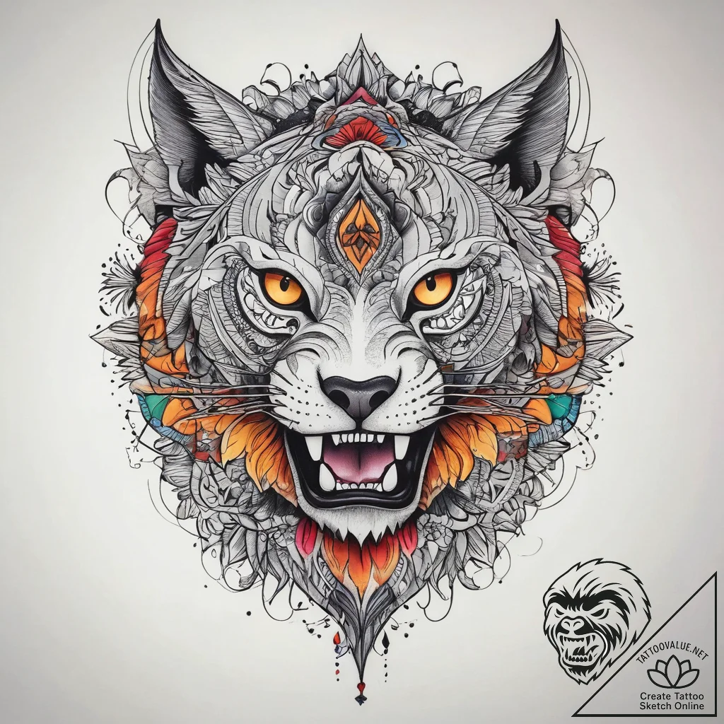 юмор, tattoo sketch design, linework tattoo s... - tattoo sketch (№1757417894_0, 09.09.2025 11:38) — tattoovalue.net