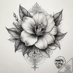 Tattoo sketch bellflower flower, concept art… – tattoo sketch (№1757418283_0, 09.09.2025 11:44) — tattoovalue.net