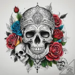 African & tribal heritage, tattoo flash sheet… – tattoo sketch (№1757419644_0, 09.09.2025 12:07) — tattoovalue.net