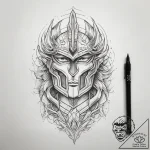 Tattoo sketch armor, tattoo flash sheet desig… – tattoo sketch (№1757421418_0, 09.09.2025 12:36) — tattoovalue.net
