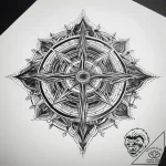 Tattoo sketch cosmic story, ink illustration… – tattoo sketch (№1757423563_0, 09.09.2025 13:12) — tattoovalue.net