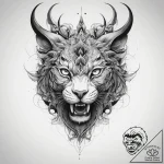 Tattoo sketch onyx – tattoo sketch (№1757424535_0, 09.09.2025 13:28) — tattoovalue.net