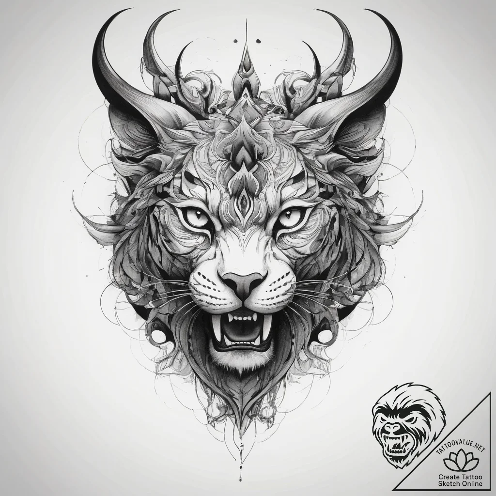 Tattoo sketch onyx - tattoo sketch (№1757424535_0, 09.09.2025 13:28) — tattoovalue.net