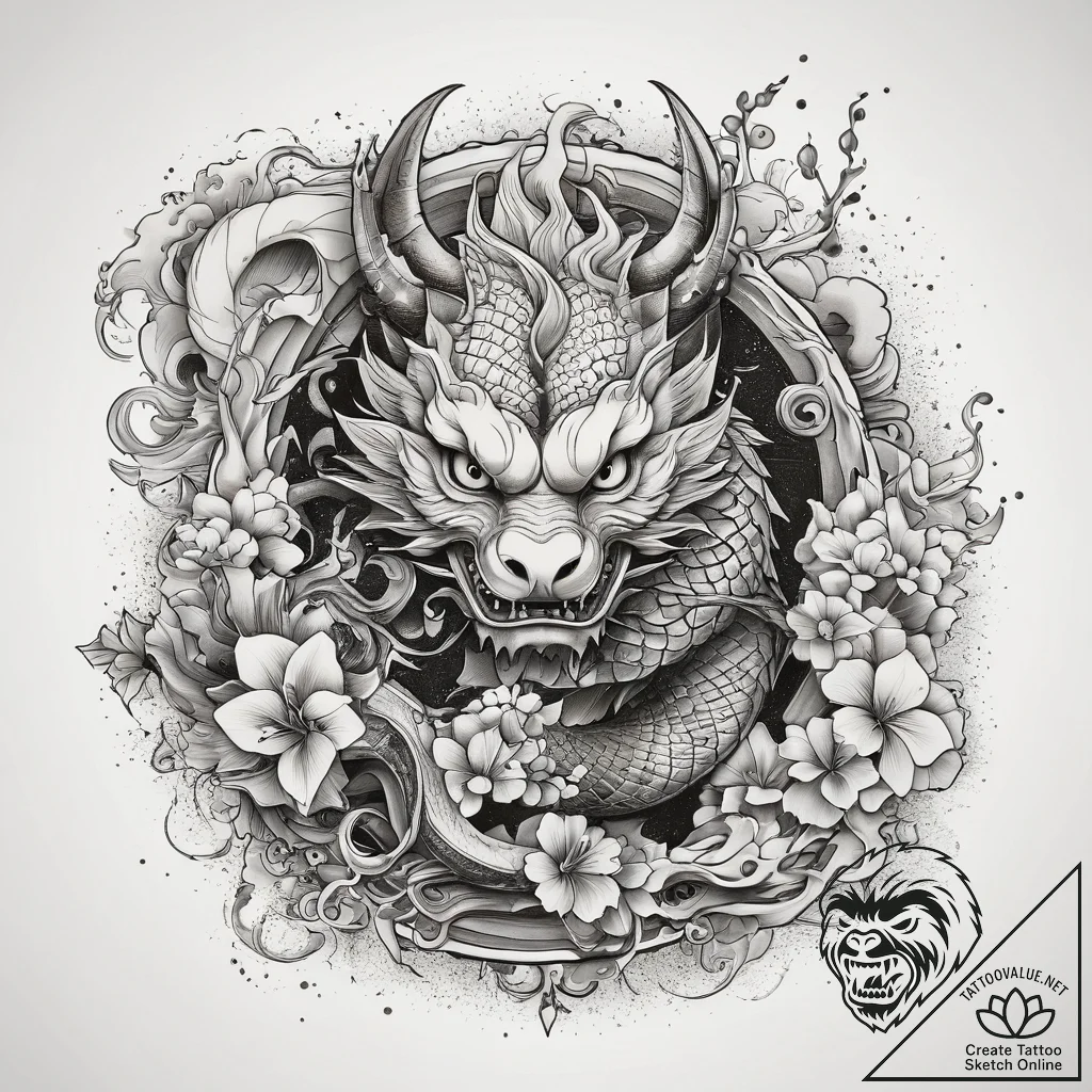 Tattoo sketch a symbolic place, tattoo sketch... - tattoo sketch (№1757427483_0, 09.09.2025 14:18) — tattoovalue.net