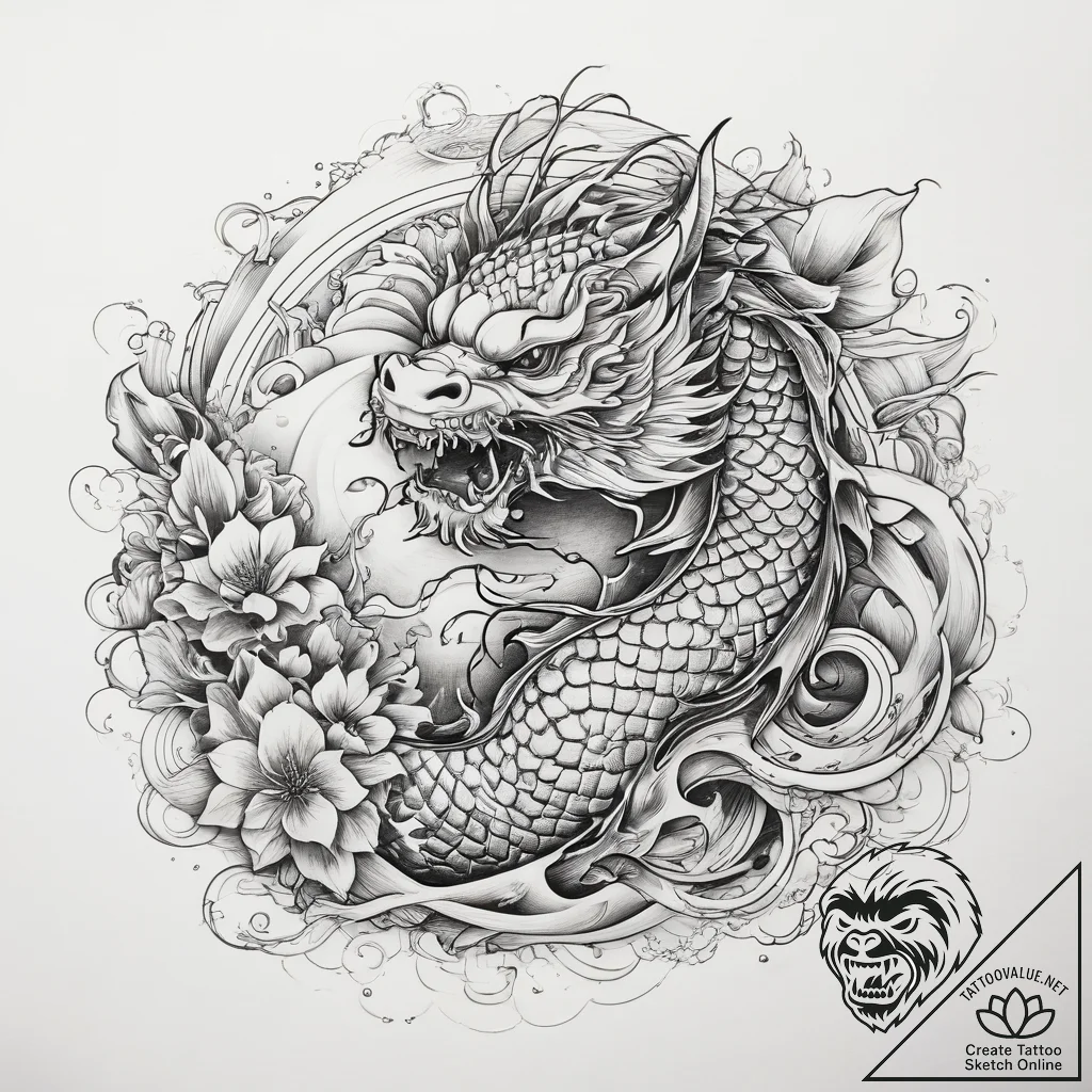 Tattoo sketch divine weaving, tattoo drawing... - tattoo sketch (№1757429034_0, 09.09.2025 14:43) — tattoovalue.net