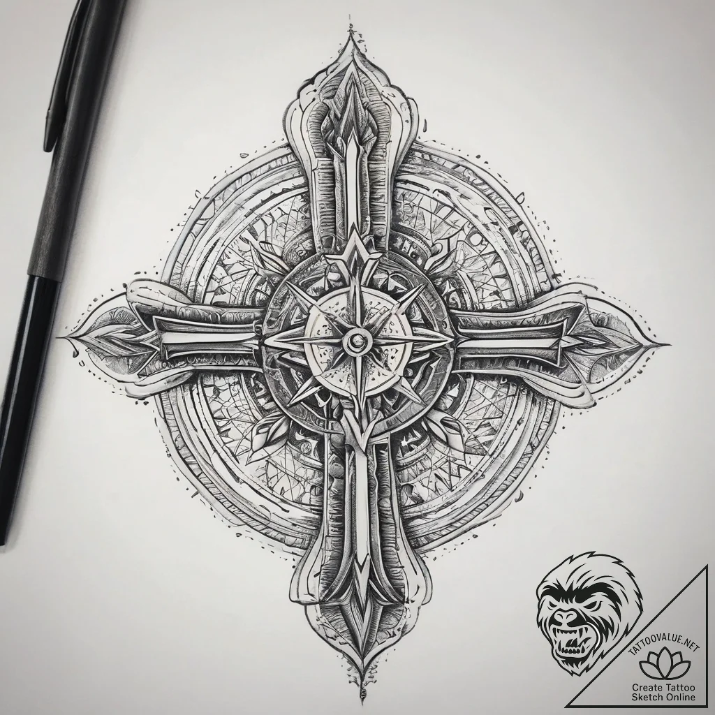 Tattoo sketch mirage, tattoo flash sheet desi... - tattoo sketch (№1757429433_0, 09.09.2025 14:50) — tattoovalue.net
