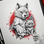 Tattoo sketch tom and jerry with a bear, arti… – tattoo sketch (№1757431586_0, 09.09.2025 15:26) — tattoovalue.net