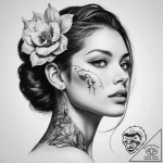 Tattoo sketch expression – tattoo sketch (№1757433163_0, 09.09.2025 15:52) — tattoovalue.net