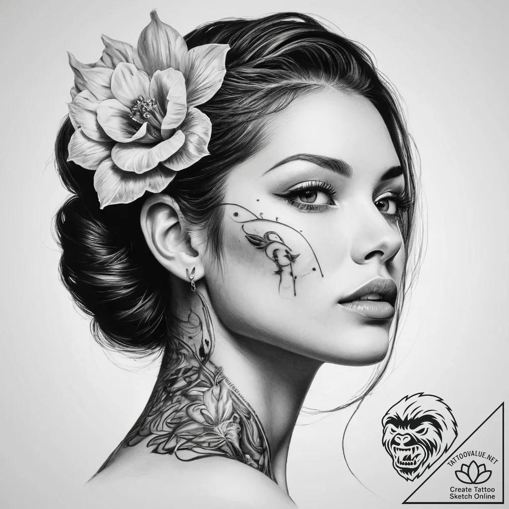 Tattoo sketch expression - tattoo sketch (№1757433163_0, 09.09.2025 15:52) — tattoovalue.net