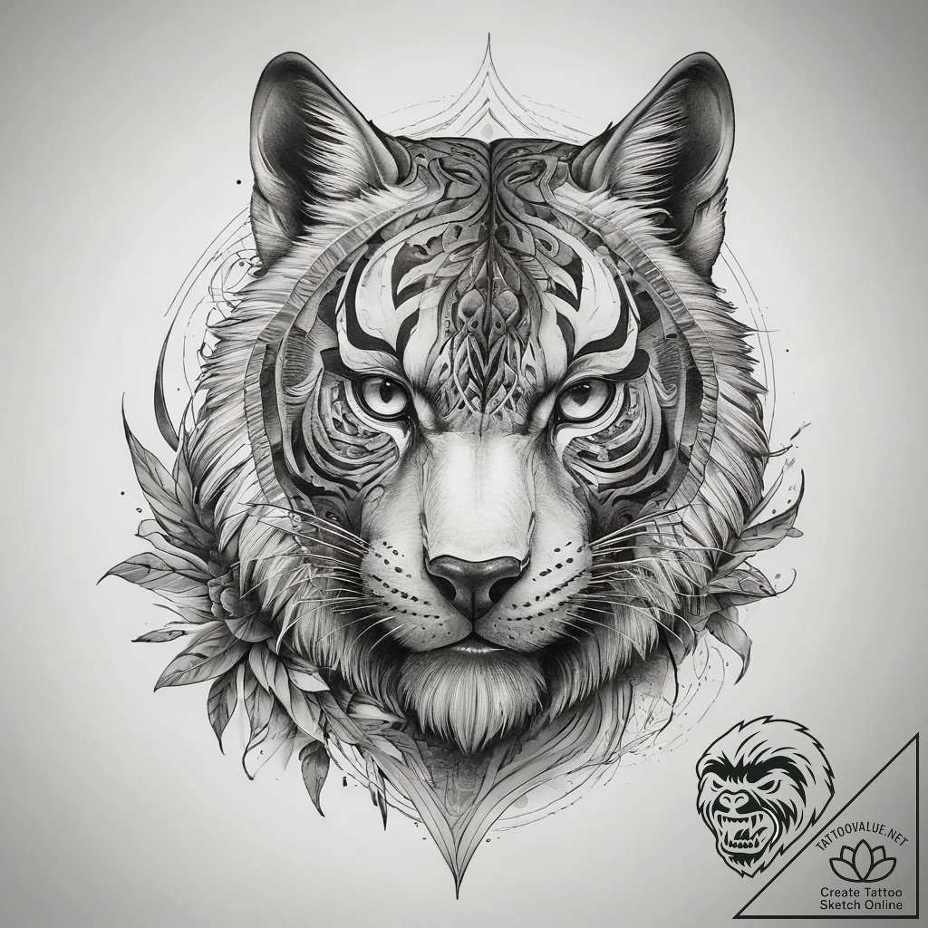 Tattoo sketch whiting, ink illustration for t... - tattoo sketch (№1757434749_0, 09.09.2025 16:19) — tattoovalue.net